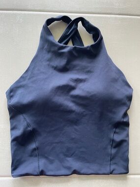 YPB Women's Navy High-Neck Tank Top